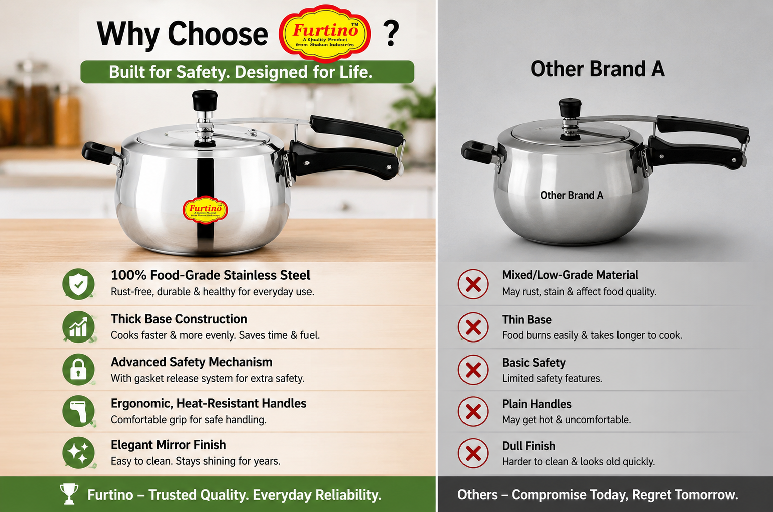 TRIPLY PRESSURE COOKER - Image 2