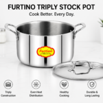 TRIPLY STOCKPOT WITH LID