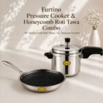 Furtino Triply Pressure Cooker & Honeycomb Roti Tawa Combo